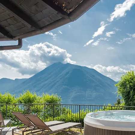 Castello With Jacuzzi&priceless View By Rentallcomo * Argegno