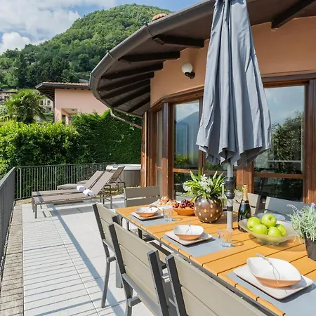 Castello With Jacuzzi&priceless View By Rentallcomo Argegno